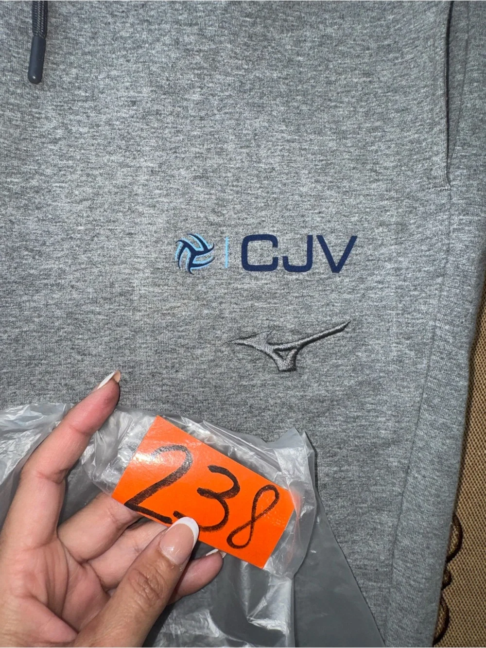 Mizuno NWT! CJV LOGO Recover Jogger Tall Heathered Shade Size M